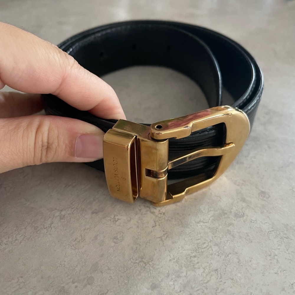 Louis Vuitton Black Belt Epi (110/44)